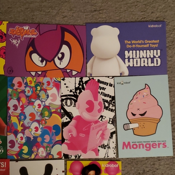 Kidrobot 15x Promo Event Release Cards NWOT - Picture 4 of 6